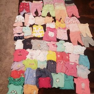 NewBorn Baby girl clothes bundle